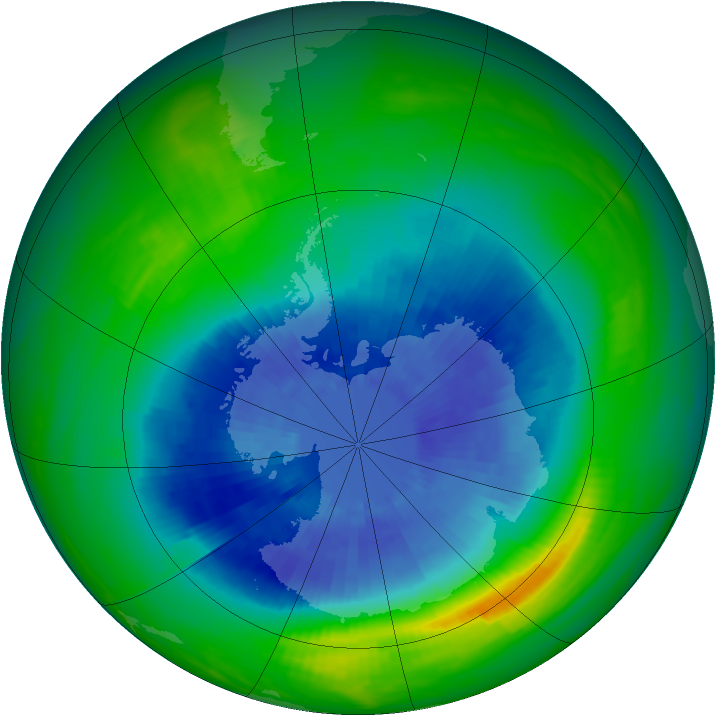 Ozone Map 1986-09-20